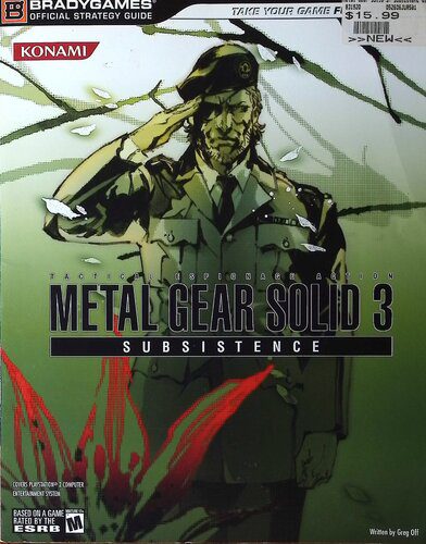 خرید و دانلود نسخه کامل کتاب Metal Gear Solid 3: Subsistence Official Strategy Guide فایل مجازی و دانلودی
