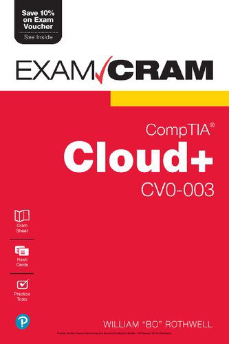 خرید و دانلود نسخه کامل کتاب CompTIA Cloud+ CV0-003 Exam Cram فایل مجازی و دانلودی