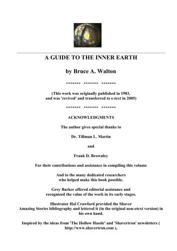 خرید و دانلود نسخه کامل کتاب A guide to the inner Earth فایل مجازی و دانلودی