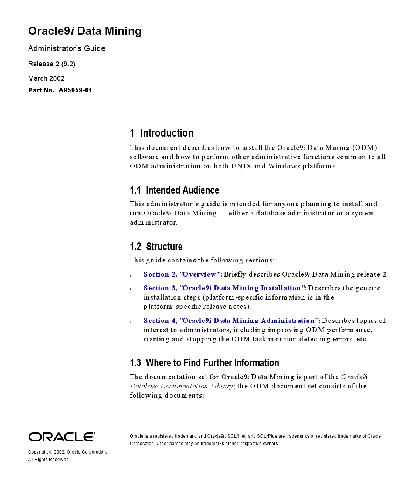 خرید و دانلود نسخه کامل کتاب Oracle9i Data Mining فایل مجازی و دانلودی