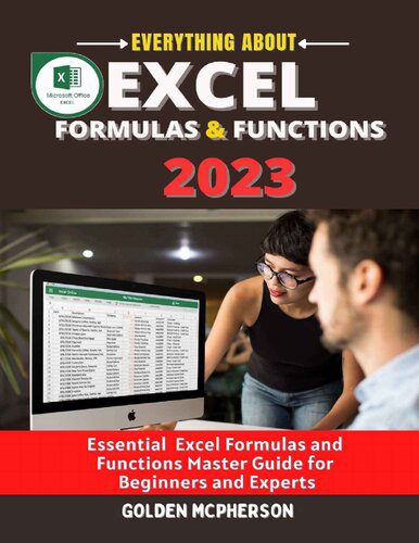 خرید و دانلود نسخه کامل کتاب EXCEL FORMULAS & FUNCTIONS 2023 فایل مجازی و دانلودی