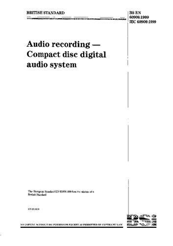 خرید و دانلود نسخه کامل کتاب Audio recording – Compact disc digital audio system IEC 60908:1999 فایل مجازی و دانلودی