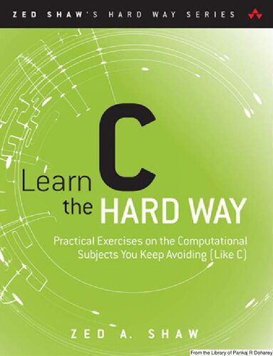 خرید و دانلود نسخه کامل کتاب Learn C the hard way فایل مجازی و دانلودی
