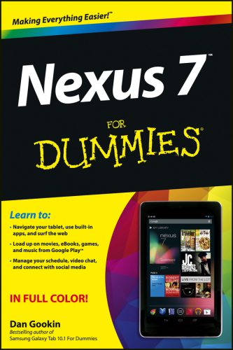 خرید و دانلود نسخه کامل کتاب Nexus 7 For Dummies فایل مجازی و دانلودی