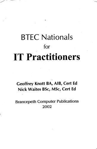خرید و دانلود نسخه کامل کتاب BTEC Nationals for IT Practioners فایل مجازی و دانلودی