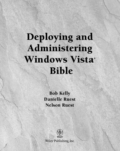 خرید و دانلود نسخه کامل کتاب Deploying and Administering Windows Vista Bible فایل مجازی و دانلودی