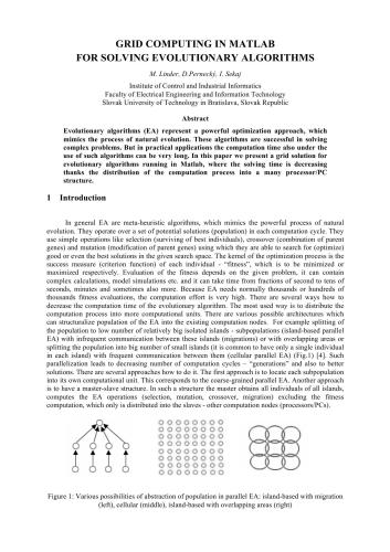 خرید و دانلود نسخه کامل کتاب Grid computing in matlab for solving evolutionary algorithms فایل مجازی و دانلودی