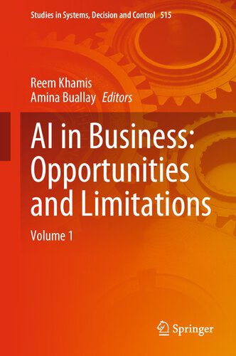 خرید و دانلود نسخه کامل کتاب AI in Business: Opportunities and Limitations: Volume 1 فایل مجازی و دانلودی