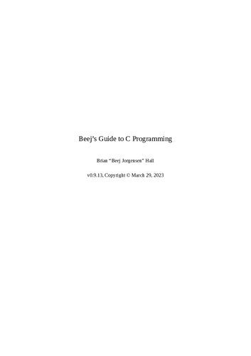 خرید و دانلود نسخه کامل کتاب Beej’s Guide to C Programming فایل مجازی و دانلودی