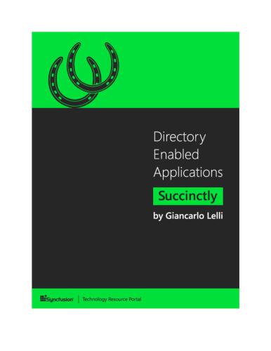 خرید و دانلود نسخه کامل کتاب Directory Enabled Applications Succinctly فایل مجازی و دانلودی