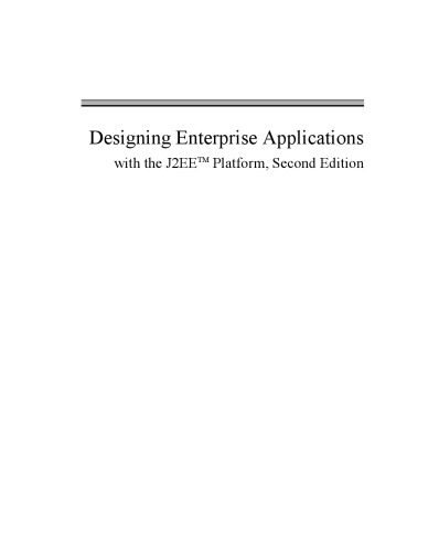 خرید و دانلود نسخه کامل کتاب Designing Enterprise applications with the J2EE platform فایل مجازی و دانلودی