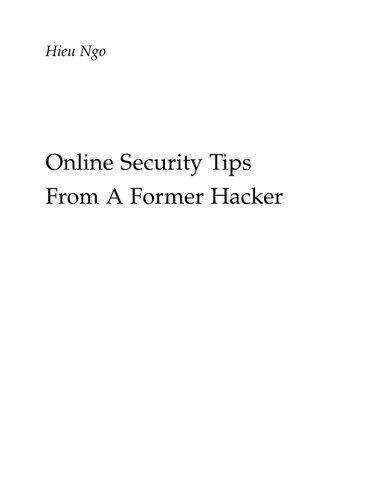 خرید و دانلود نسخه کامل کتاب Online Security Tips From A Former Hacker فایل مجازی و دانلودی