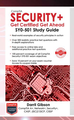 خرید و دانلود نسخه کامل کتاب CompTIA Security+ Get Certified Get Ahead: SY0-501 Study Guide فایل مجازی و دانلودی