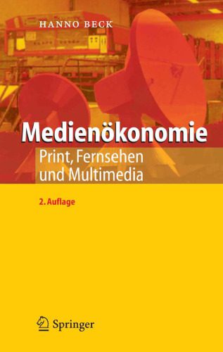 خرید و دانلود نسخه کامل کتاب Medienökonomie: Print  Fernsehen und Multimedia (German Edition) فایل مجازی و دانلودی