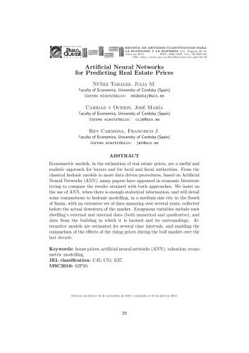 خرید و دانلود نسخه کامل کتاب Artificial Neural Networks for Predicting Real Estate Prices [article] فایل مجازی و دانلودی