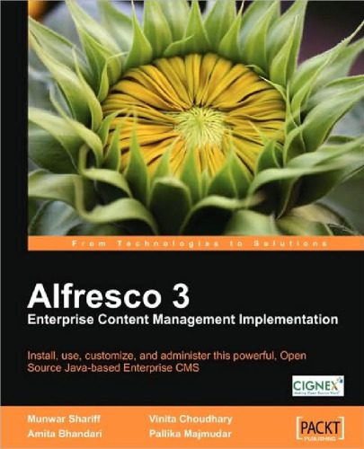 خرید و دانلود نسخه کامل کتاب Alfresco 3 Enterprise Content Management Implementation فایل مجازی و دانلودی
