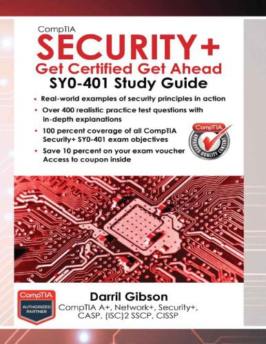 خرید و دانلود نسخه کامل کتاب CompTIA Security+: Get Certified Get Ahead: SY0-401 Study Guide فایل مجازی و دانلودی