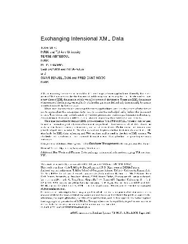 خرید و دانلود نسخه کامل کتاب ACM Transactions on Database Systems (March) فایل مجازی و دانلودی