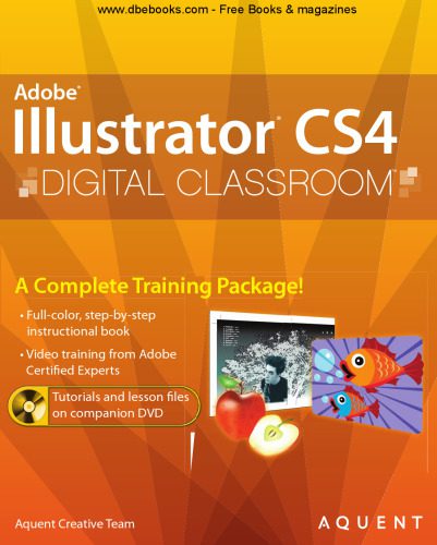 خرید و دانلود نسخه کامل کتاب Illustrator CS4 Digital Classroom فایل مجازی و دانلودی