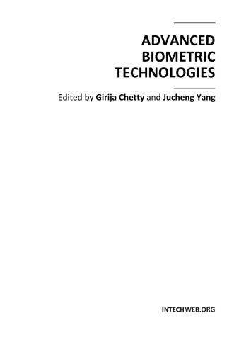 خرید و دانلود نسخه کامل کتاب Advanced Biometrical Technologies فایل مجازی و دانلودی
