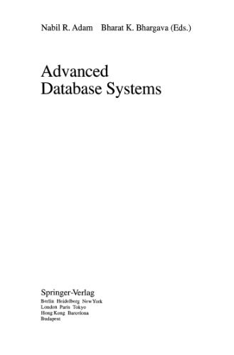 خرید و دانلود نسخه کامل کتاب Advanced Database Systems فایل مجازی و دانلودی