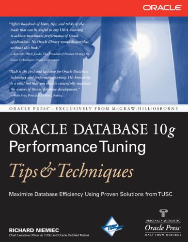 خرید و دانلود نسخه کامل کتاب Oracle Database 10g Performance Tuning Tips & Techniques فایل مجازی و دانلودی