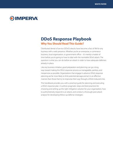 خرید و دانلود نسخه کامل کتاب DDoS Response Playbook فایل مجازی و دانلودی