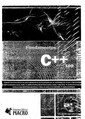 خرید و دانلود نسخه کامل کتاب Fundamentos de Programación C++ فایل مجازی و دانلودی