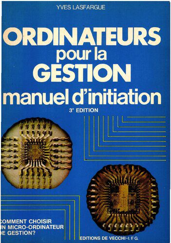 خرید و دانلود نسخه کامل کتاب ORDINATEURS POUR LA GESTION فایل مجازی و دانلودی