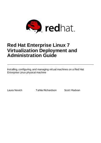 خرید و دانلود نسخه کامل کتاب Red Hat Enterprise Linux 7 Virtualization Deployment and Administration Guide فایل مجازی و