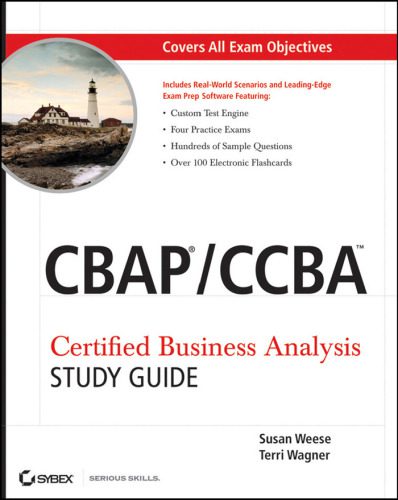 خرید و دانلود نسخه کامل کتاب CBAP CCBA Certified Business Analysis Study Guide فایل مجازی و دانلودی