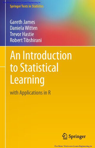 خرید و دانلود نسخه کامل کتاب An Introduction to Statistical Learning (with Applications in R) فایل مجازی و دانلودی