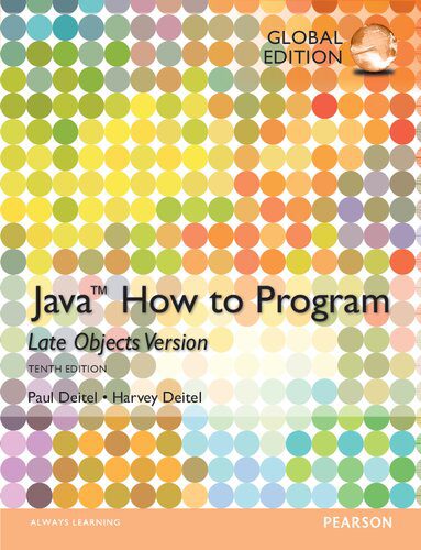 خرید و دانلود نسخه کامل کتاب Java: how to program: late objects version فایل مجازی و دانلودی