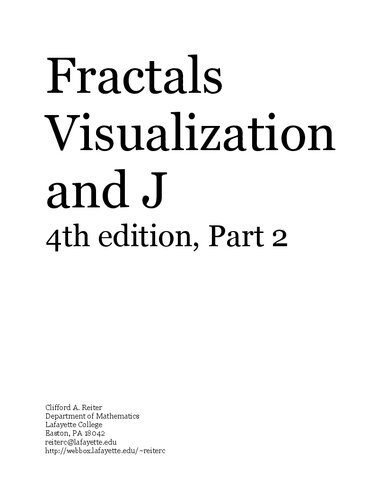 خرید و دانلود نسخه کامل کتاب Fractals  Visualization and J  4th Edition  Part 2 فایل مجازی و دانلودی