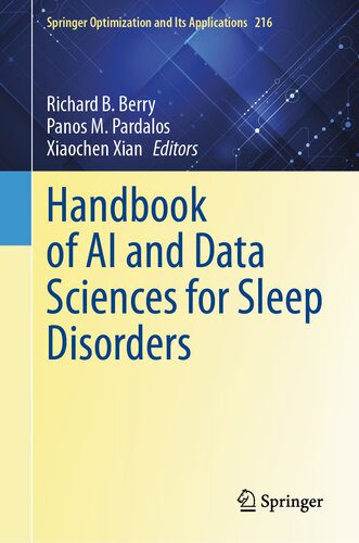 خرید و دانلود نسخه کامل کتاب Handbook of AI and Data Sciences for Sleep Disorders فایل مجازی و دانلودی