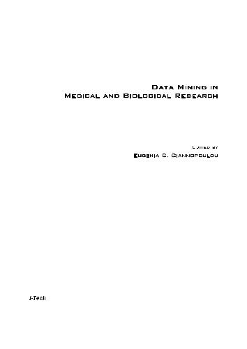 خرید و دانلود نسخه کامل کتاب Data mining in medical and biological research فایل مجازی و دانلودی