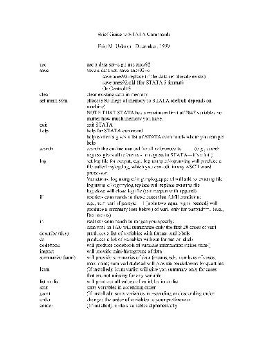 خرید و دانلود نسخه کامل کتاب Brief Guide To Stata Commands فایل مجازی و دانلودی