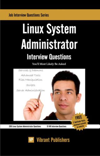 خرید و دانلود نسخه کامل کتاب Linux System Administrator Interview Questions You ll Most Likely Be Asked فایل مجازی و دان