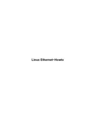 خرید و دانلود نسخه کامل کتاب Linux Ethernet Howto فایل مجازی و دانلودی