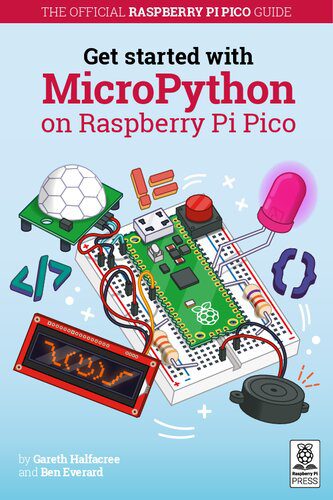 خرید و دانلود نسخه کامل کتاب Get started with MicroPython on Raspberry Pi Pico فایل مجازی و دانلودی