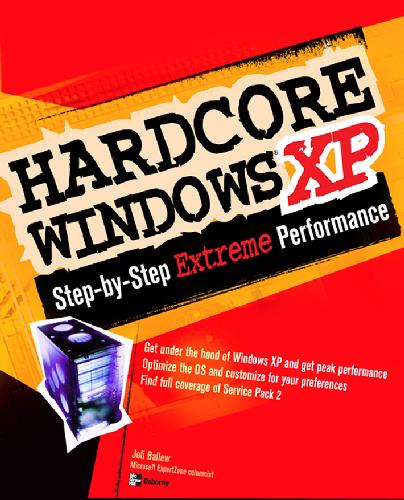 خرید و دانلود نسخه کامل کتاب Hardcore Windows XP فایل مجازی و دانلودی