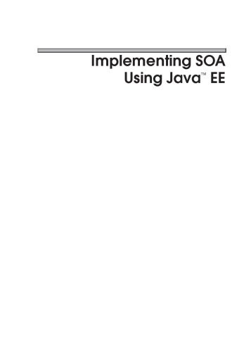 خرید و دانلود نسخه کامل کتاب Implementing SOA Using Java EE فایل مجازی و دانلودی