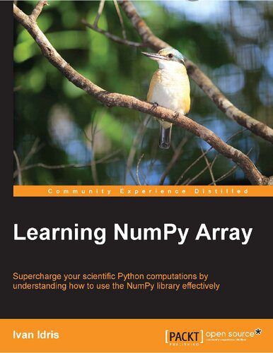 خرید و دانلود نسخه کامل کتاب Learning Numpy Array فایل مجازی و دانلودی