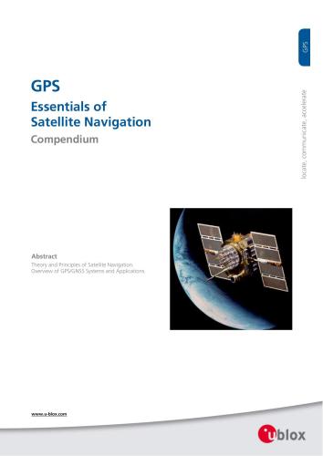 خرید و دانلود نسخه کامل کتاب GPS. Essentials of Satellite Navigation. Compendium فایل مجازی و دانلودی