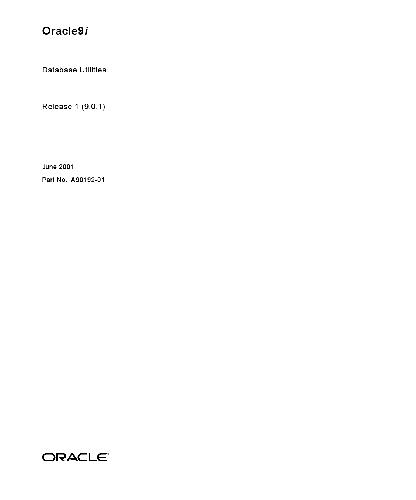 خرید و دانلود نسخه کامل کتاب Oracle9i Database Utilities فایل مجازی و دانلودی