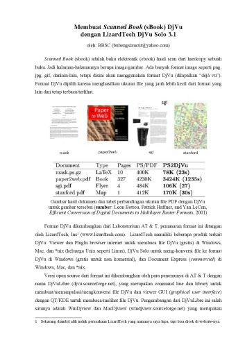 خرید و دانلود نسخه کامل کتاب Membuat Scanned Book (sBook) DjVu dengan LizardTech DjVu Solo 3.1 فایل مجازی و دانلودی