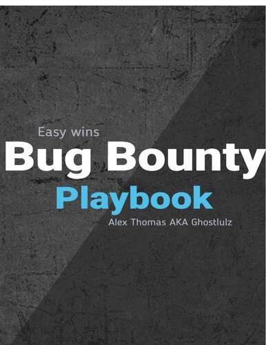 خرید و دانلود نسخه کامل کتاب Bug Bounty Playbook v1 فایل مجازی و دانلودی
