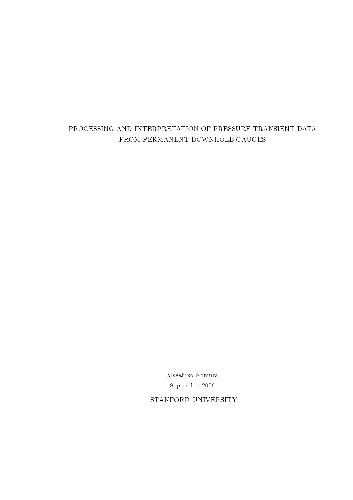 خرید و دانلود نسخه کامل کتاب Processing and Interpretation of Pressure Transient Data from Permanent Downhole Gauges-gPG