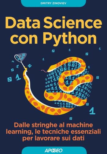 خرید و دانلود نسخه کامل کتاب Data Science con Python – Dalle stringhe al machine learning  le tecniche essenziali per la