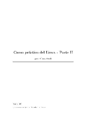 خرید و دانلود نسخه کامل کتاب Curso práctico del Linux (parte 2) فایل مجازی و دانلودی